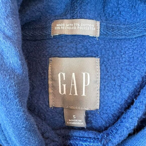 Gap Women's Blue Hoodie - Picture 3 of 6